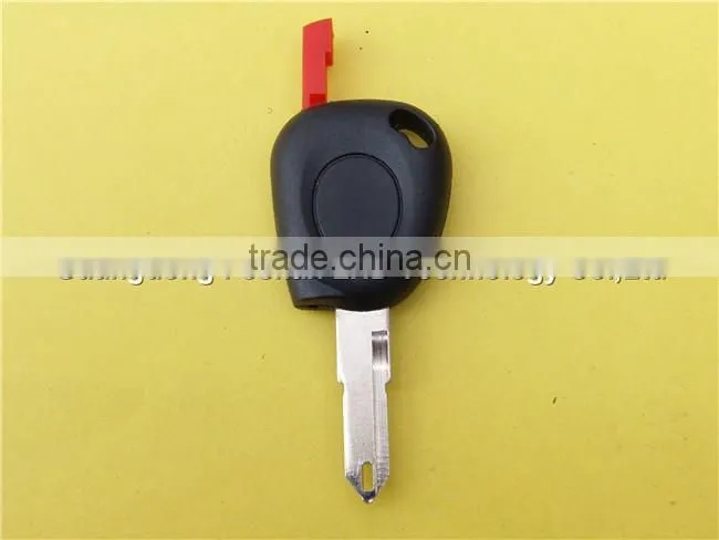 Replacement One Button Remote Key Fob Blank for RENAULT with light and red plug