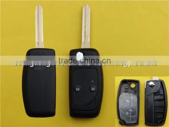 2 buttons modified flip folding car key replacement Toyota
