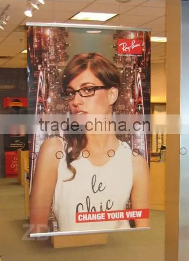 Aluminium Silver Hanging Banner Rail, Post Rail
