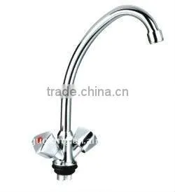 double handle kitchen faucet