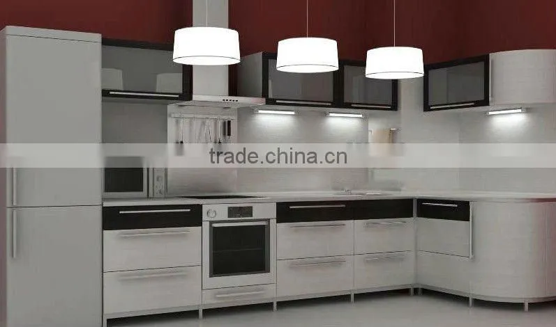 Modern design high quality bake painting kitchen cupboard