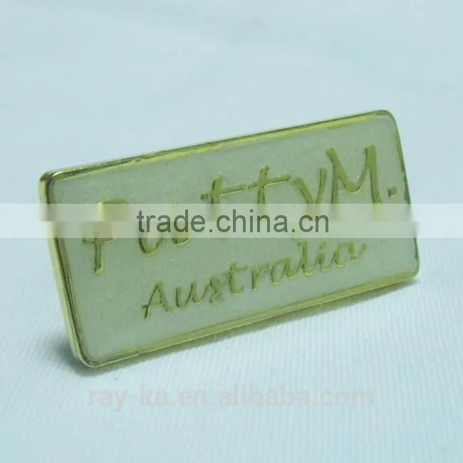 designer bag metal label