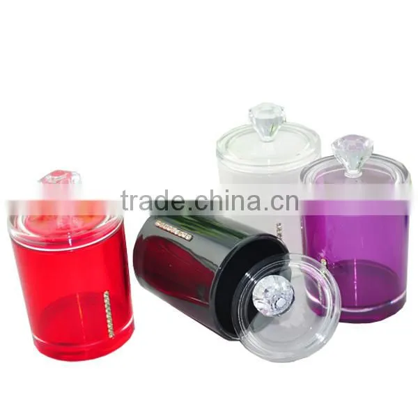 High quality christmas gift plastic box toothpick holder with diamond