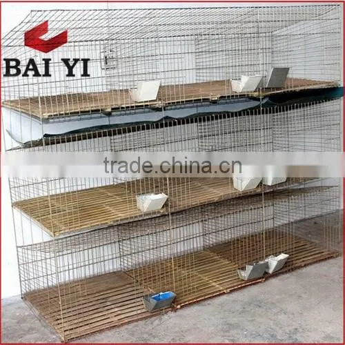 BAIYI Mesh Company Rabbit Cage Industrial Sale A-Type &H-Type Low Carbon Steel Wire Cage