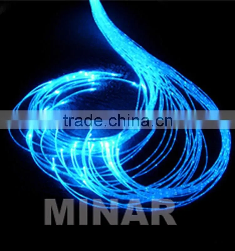 diy fiber optic waterfall light curtain for wall decoration