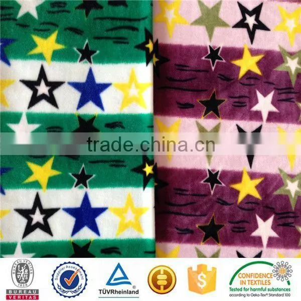 polyster ef velboa/velvet/KS fabric with spandex fabric