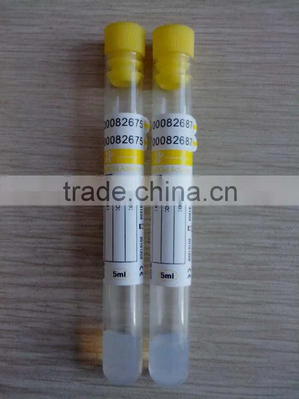 vacuum and non vacuum blood collection tube