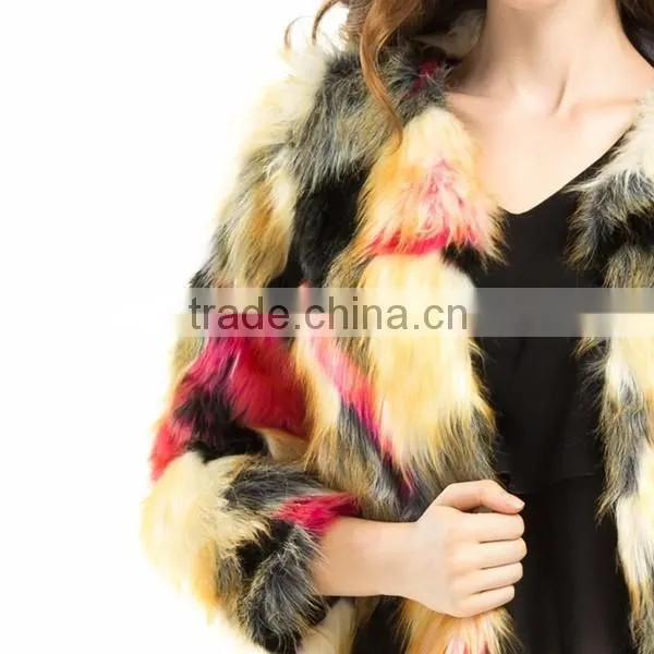 Fake fur coat mink fur coat for women 2015