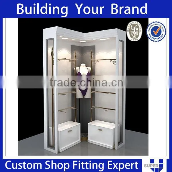 Customized fashion design wooden door display rack