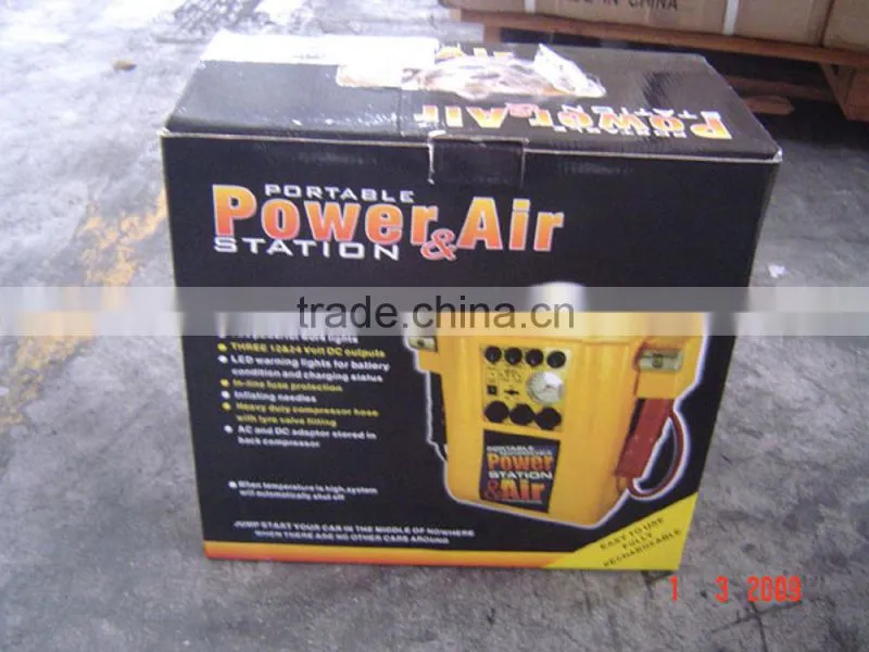 4 in 1 ce approval auto jump start with air compressor
