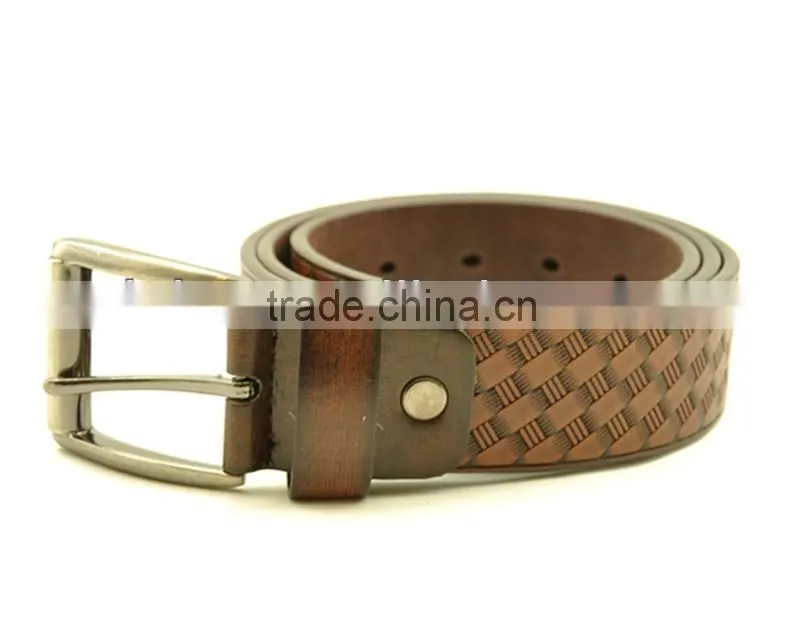 Mens Embossed PU Belts