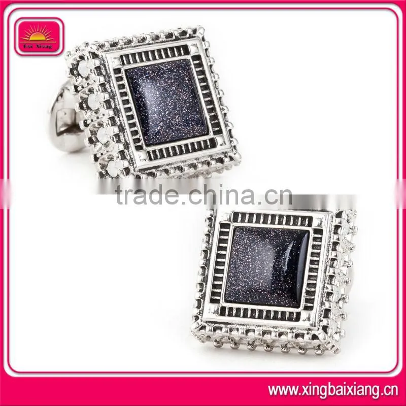 het sell fashion promotion silver alloy cufflink