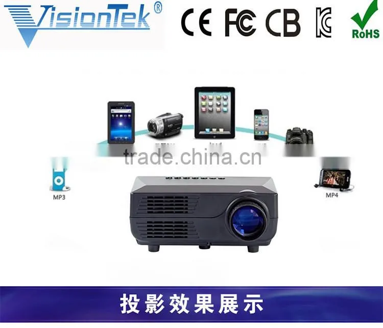 Newest portable mini pocket projector with VGA cable led Projector Projektor proyector