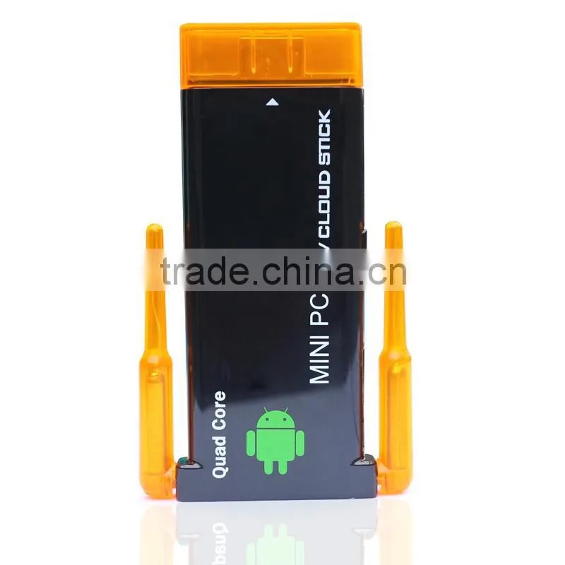 CX919 II Android 4.4 Android TV Stick, Quad Core 2G/8GB Bluetooth Dual External WiFi Antenna 1080P Android TV Dongle