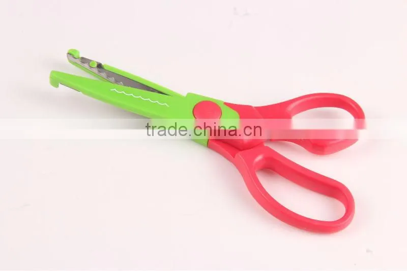 Beautiful Design Different Blade Shape Full Plastic Scissors