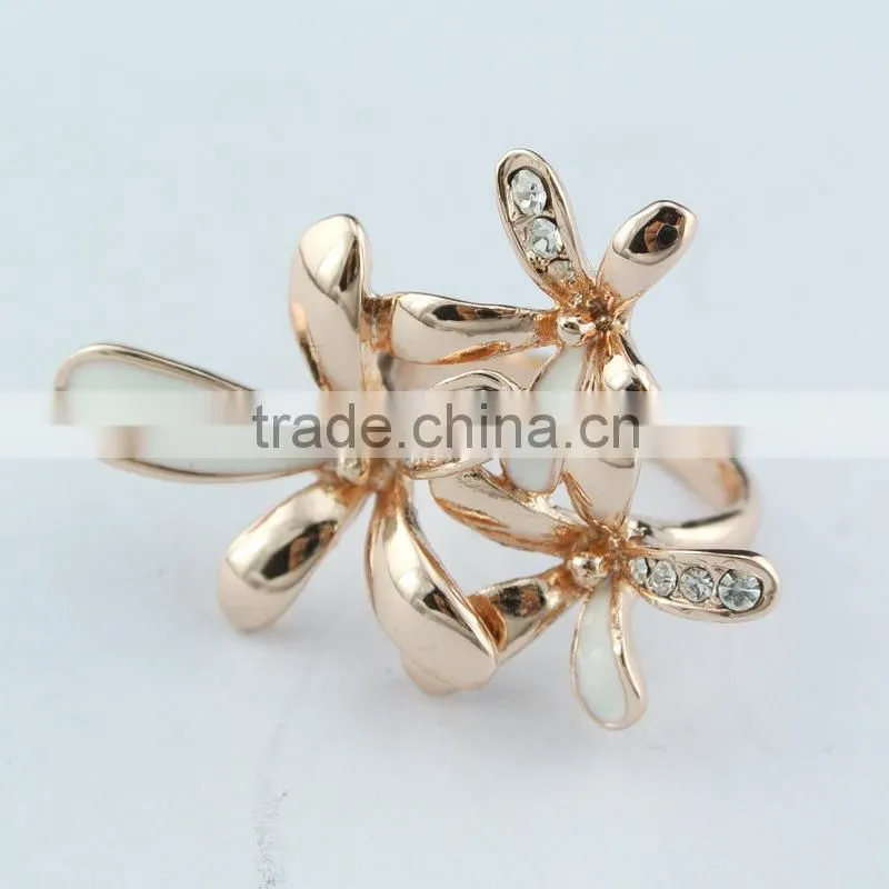 18k engagement gold ring