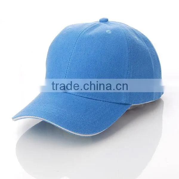 100% Polyester High Quality Baseball Cap Without Logo