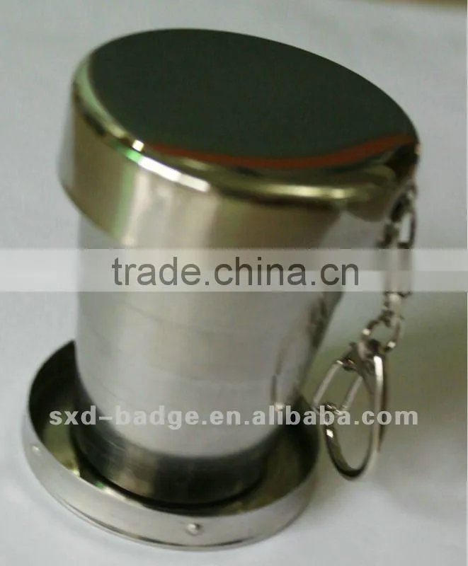 Customized Stainless Steel Folding Cup for Promotion