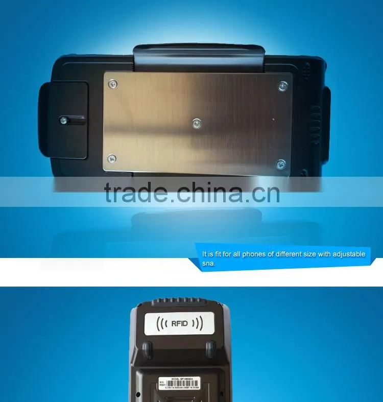3000mA Battery, Portable Cell Phone Specialized Bluetooth Barcode Scanner