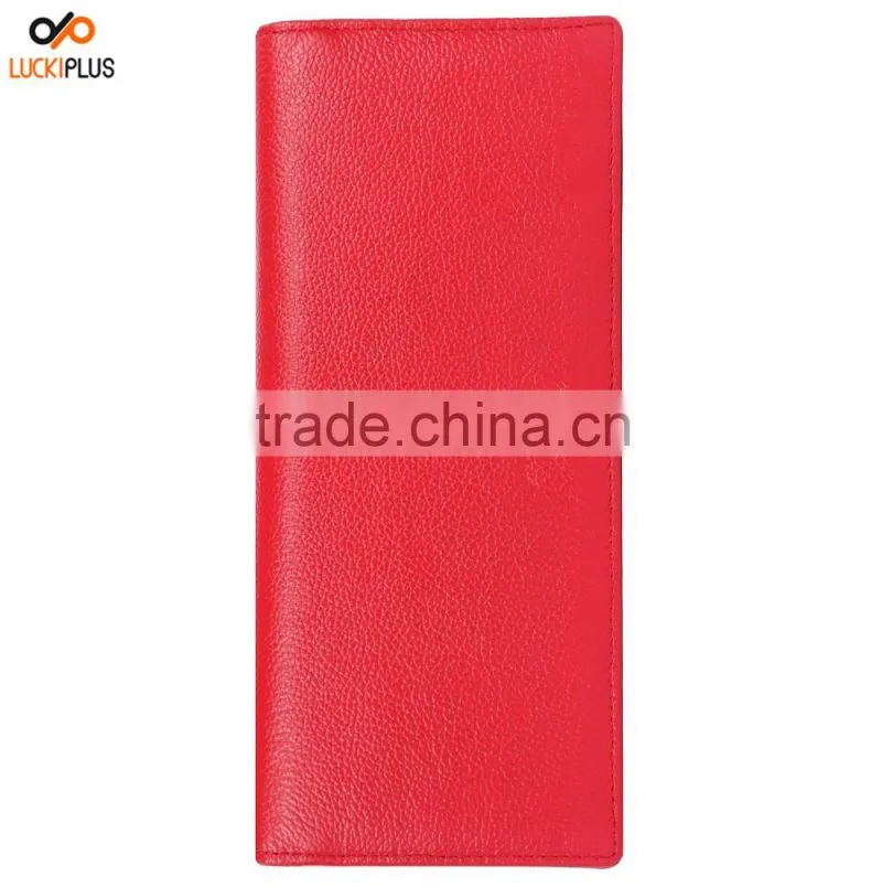 Luckiplus RFID Blocking Safe Wallet for Women Red Color Card Wallet
