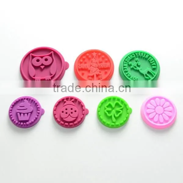 2016 hot selling silicone baking tool cookie stamp