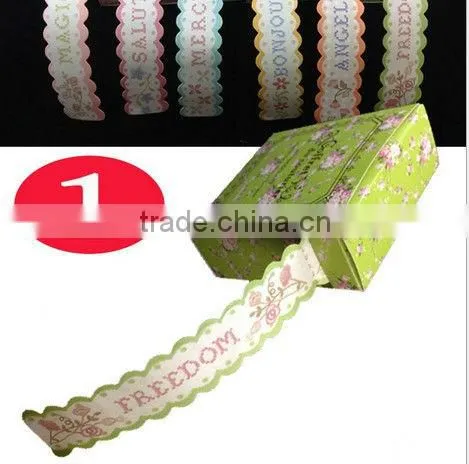 bonjour paper tape for Decorative