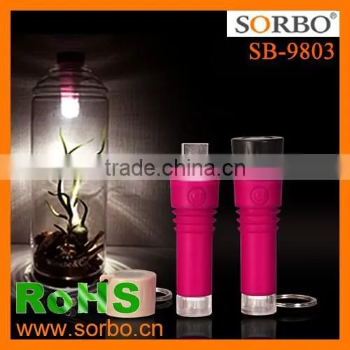 2016 World Best Selling Wonderful SORBO LED Rechargeable Light with Power Bank For Hinking Or Camping