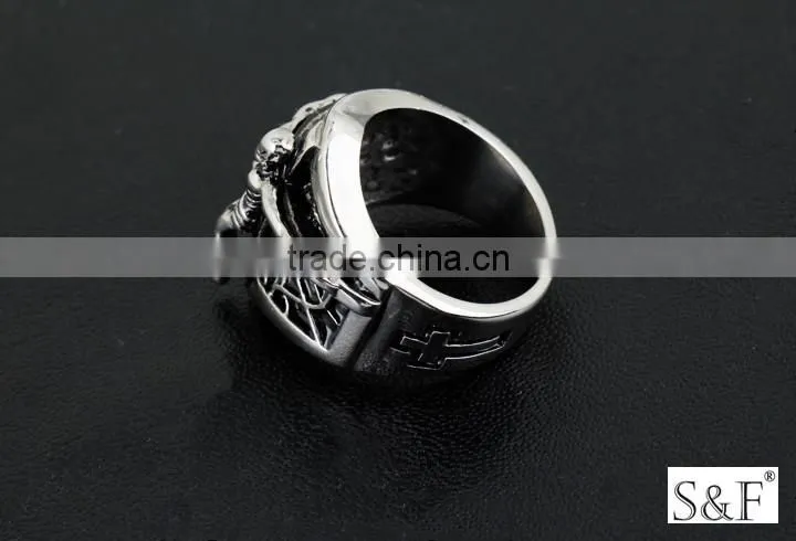 14531138 court jewellery store design stainless steel pentagram ring jewelry