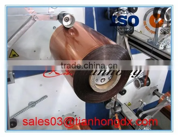 big spool tray product copper foil laminate al foil in jumbo roll tapes supplier for cables sheild
