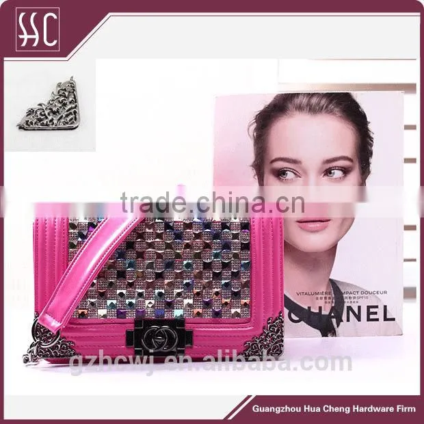 Europe major suit fashion metal handbag corner decorative metal corner