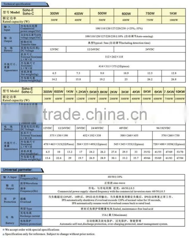 7KW-10KW home inverter Generator Compatibility Home Inverter
