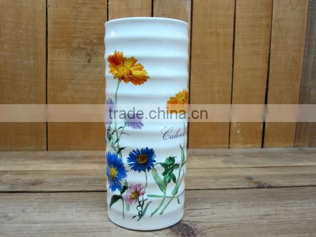 Eco-friendly Feature Oval Decal Ceramic Plate