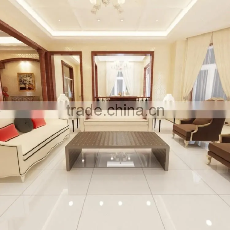 Low price super white nano polished porcelain tiles,cheap super glossy white polished porcelain tile