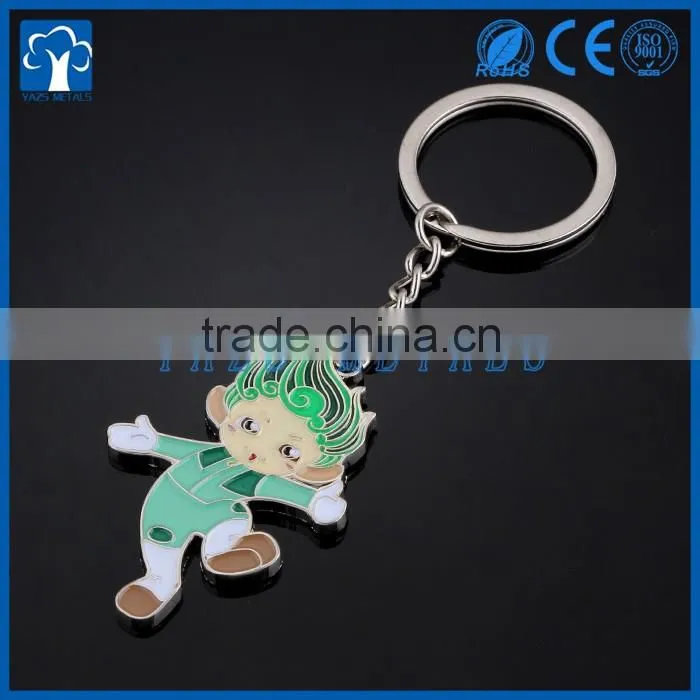 custom individual characters metal keychain