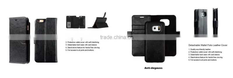 C&T Black PU Leather Back Cover Case Shell for Oneplus 3
