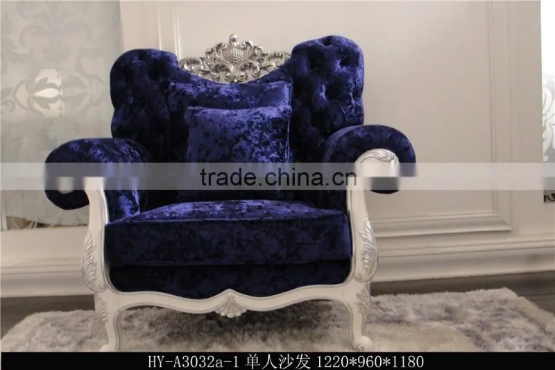 High density PU foam sofas, 1+2+3 wooden hand carving living room sofas
