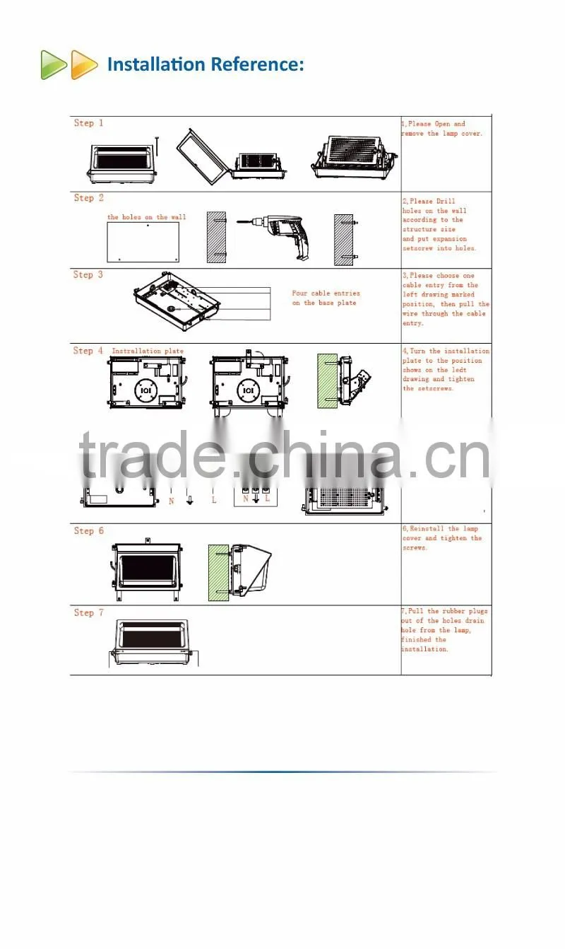 IP65 Outdoor Waterproof Bulkhead Light 60W