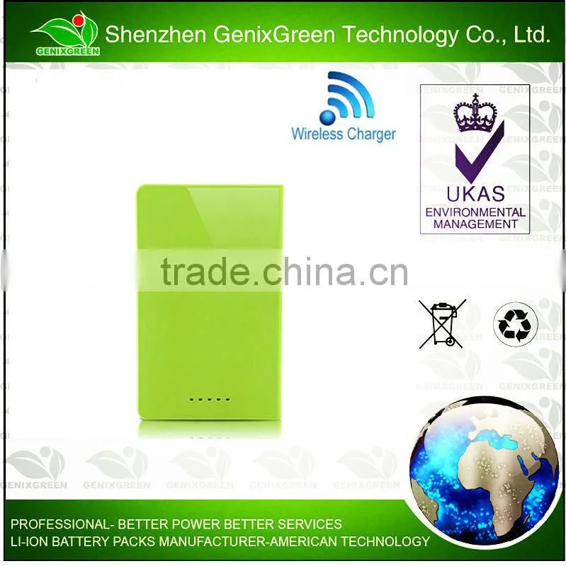 Christmas gift 4000mah qi wireless phone charger for all devices