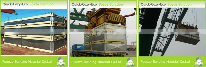 Comfortable Cost Efficient Plastic Timber House with Equipment