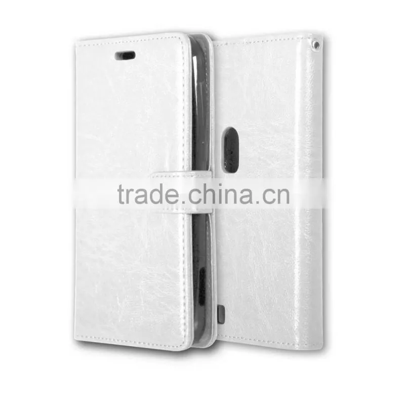 Hot sale PU Leather Mobile Phone Flip Wallet Kickstand Case for ASUS Zenfone ZOOM ZX551ML