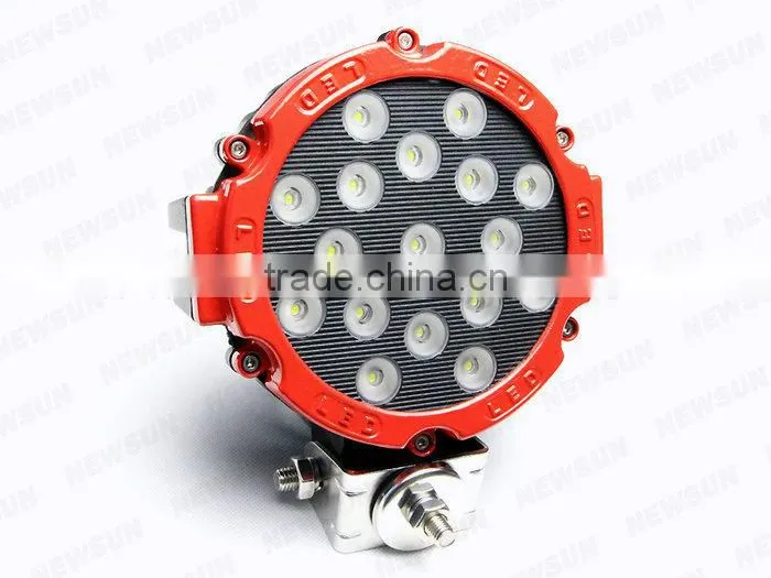 New Designed offroad led work light Ultra Bright Lamp For All Vehicles Working Place 51w Led Lamp