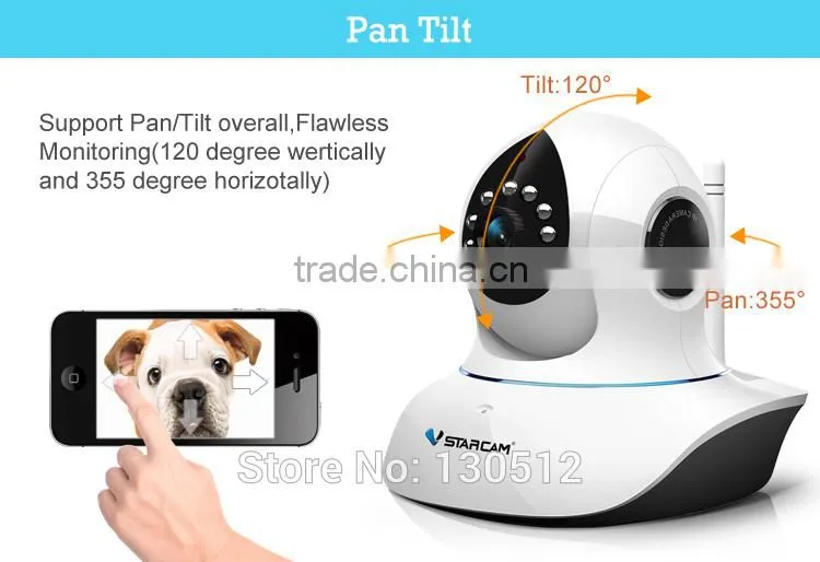 VStarcam PnP H.264 ONVIF IR CUT Wifi IP camera wifi nanny cam