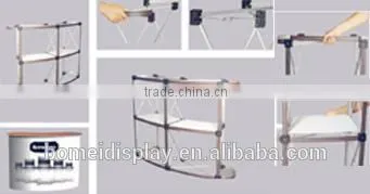 Expo promotional exhibition folded pop up advertising counter