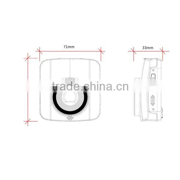 1080p HD Car Camera Recorder G-Sensor Car Rear View Camera