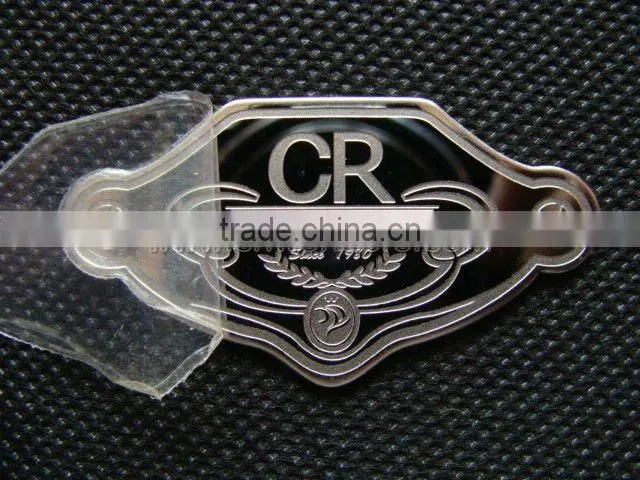 High quality custom metal logo plate