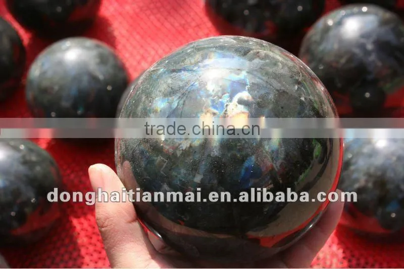 Natural obsidiancrystal ball