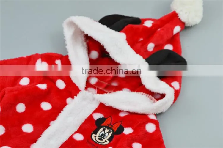 wholesale high quality cartoon warm baby girl christmas fancy costume