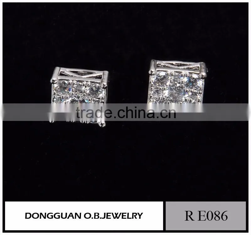 Fancy design gold earring designs, stud design gold earring models, Gold diamond earring