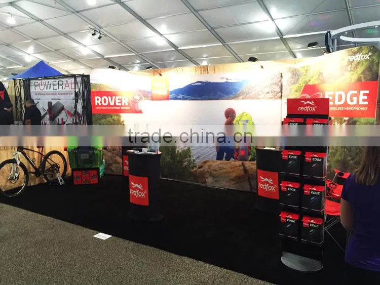 Flame Retardant Trade Show Stretch Polyester Table Cloth