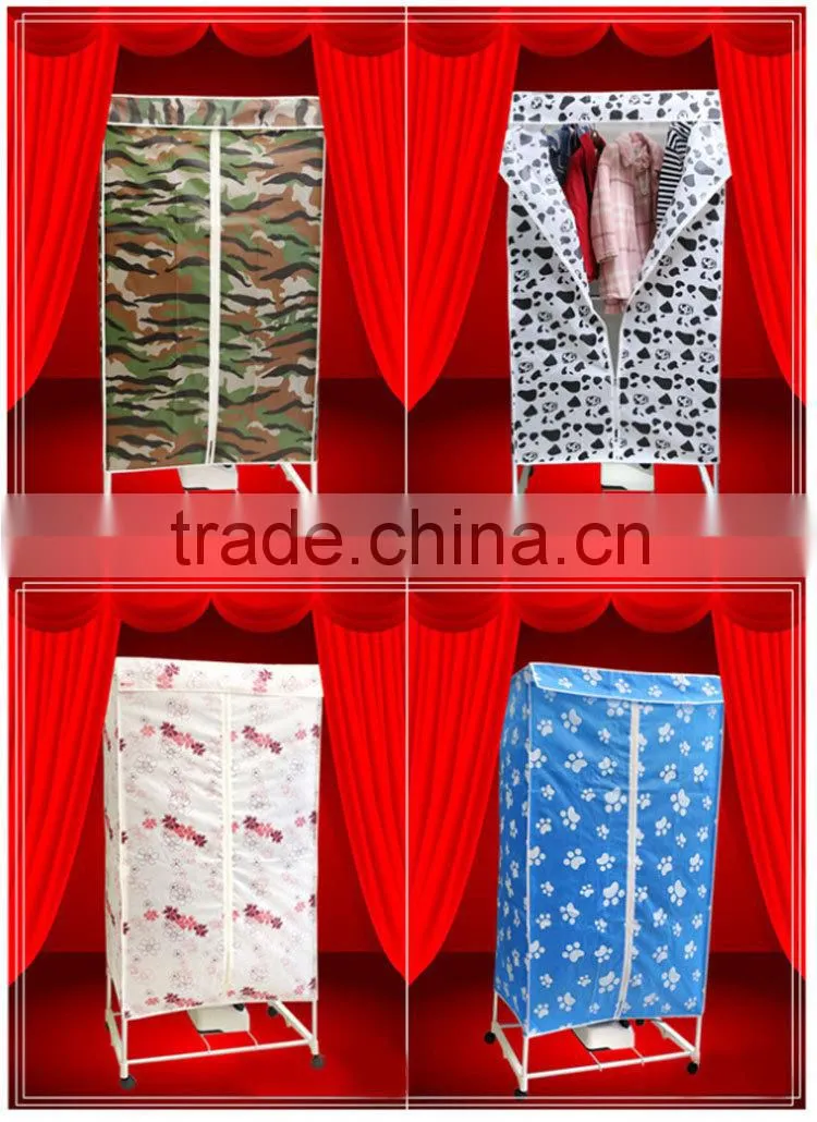 Electric heated clothes dryer